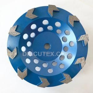 7 Inch 5/8&quot;-11 Thread Bore Diamond Cup Grinding Wheel