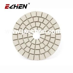 4 Inch Diamond White Buffing Pad