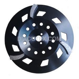 9 Inch 3 Segment Tornado Concrete Grinding Disc