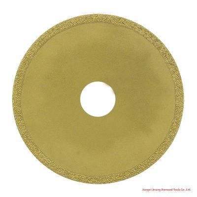 Vacuum Brazed Diamond Saw Blade for Dry Cutting Stone Metal Braces Hardened Locks and Shackles