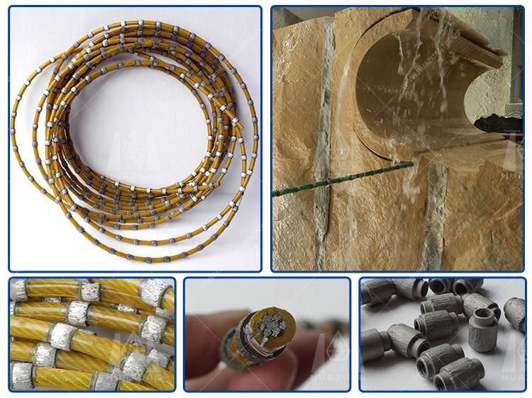 Diamond Beads Stone Wire Saw Beads for Sale