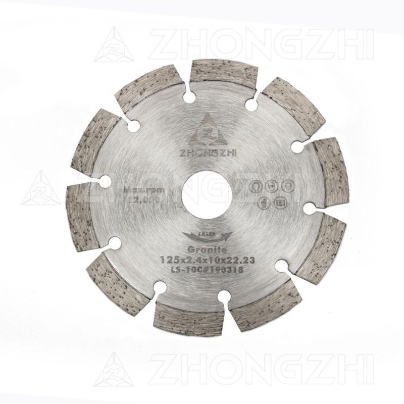 5′′ Laser Welding Segmented Diamond Blade Universal for Granite Cutting
